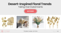 Desert-Inspired Floral Trends Taking Over Dubai Events